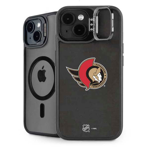 NHL Ottawa Senators Distressed iPhone 14 Kickstand Case